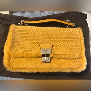 Tod’s Suede and Fur Bag